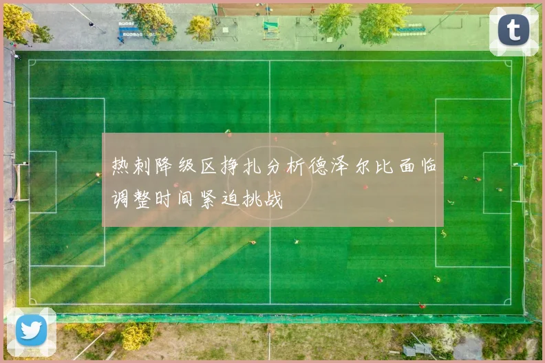 热刺降级区挣扎分析德泽尔比面临调整时间紧迫挑战